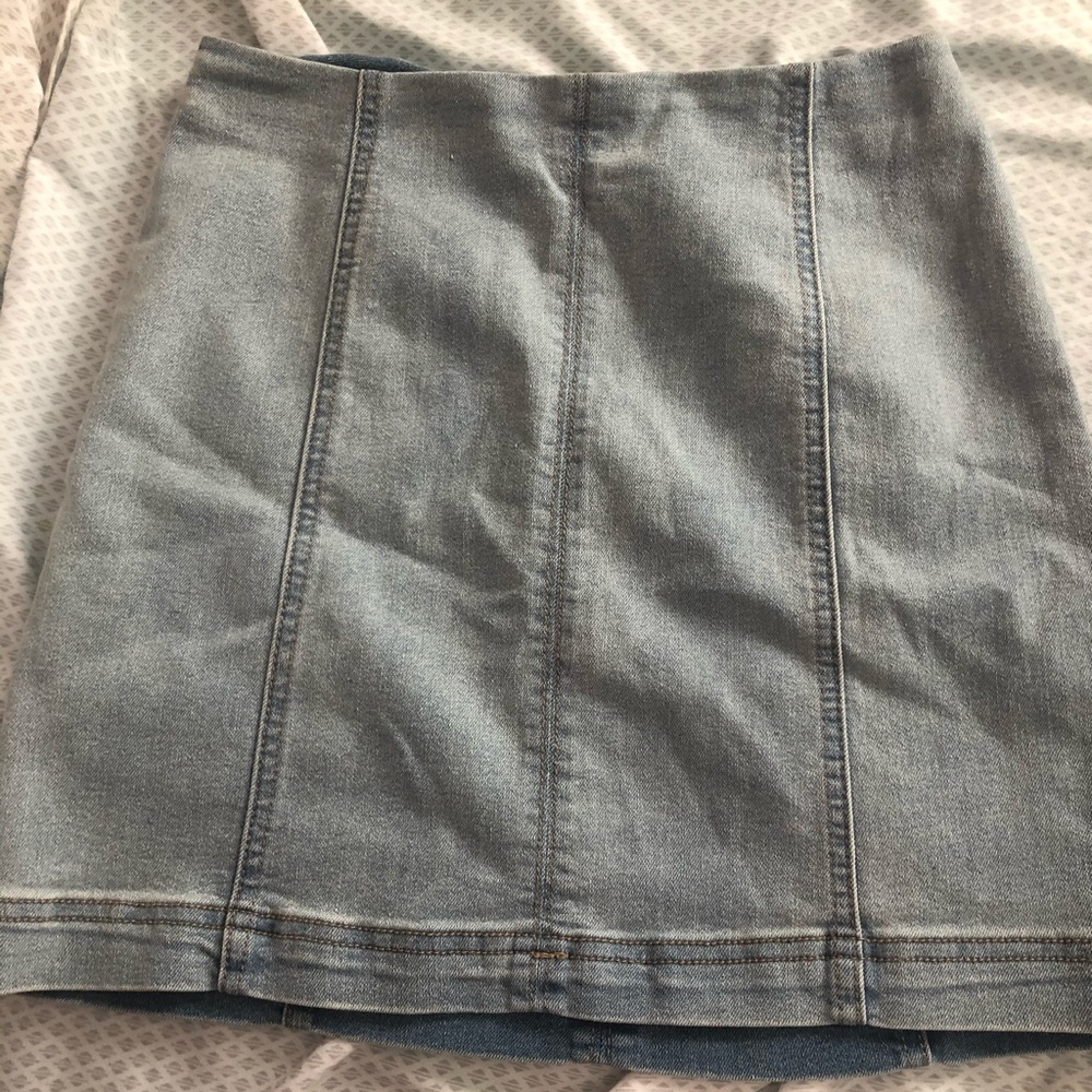 Denim tight skirt